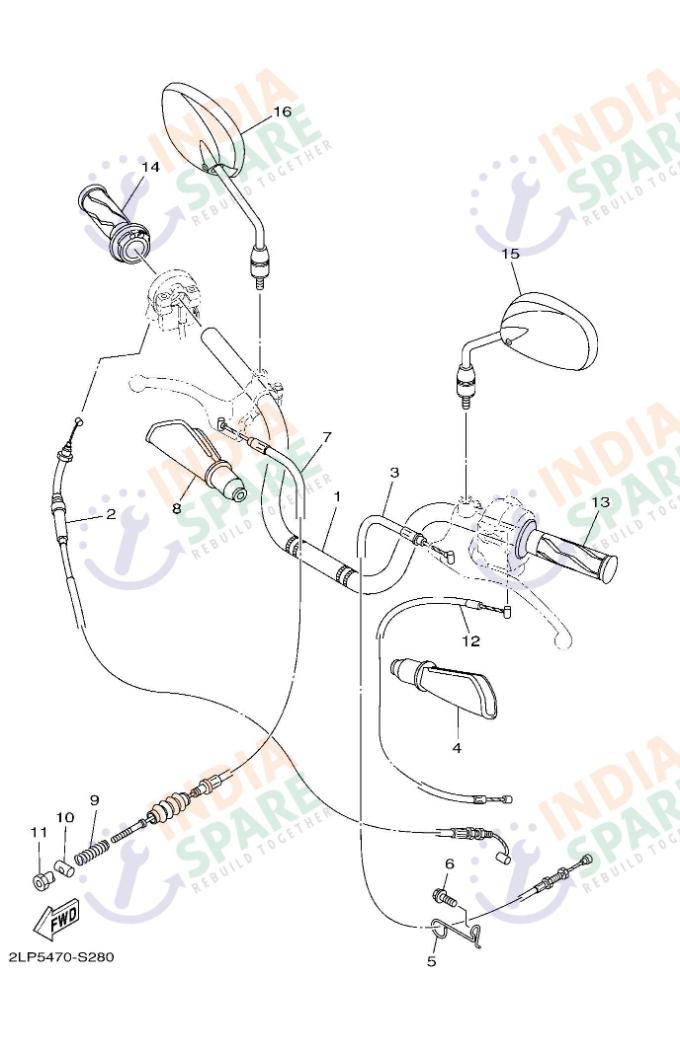 STEERING HANDLE & CABLE